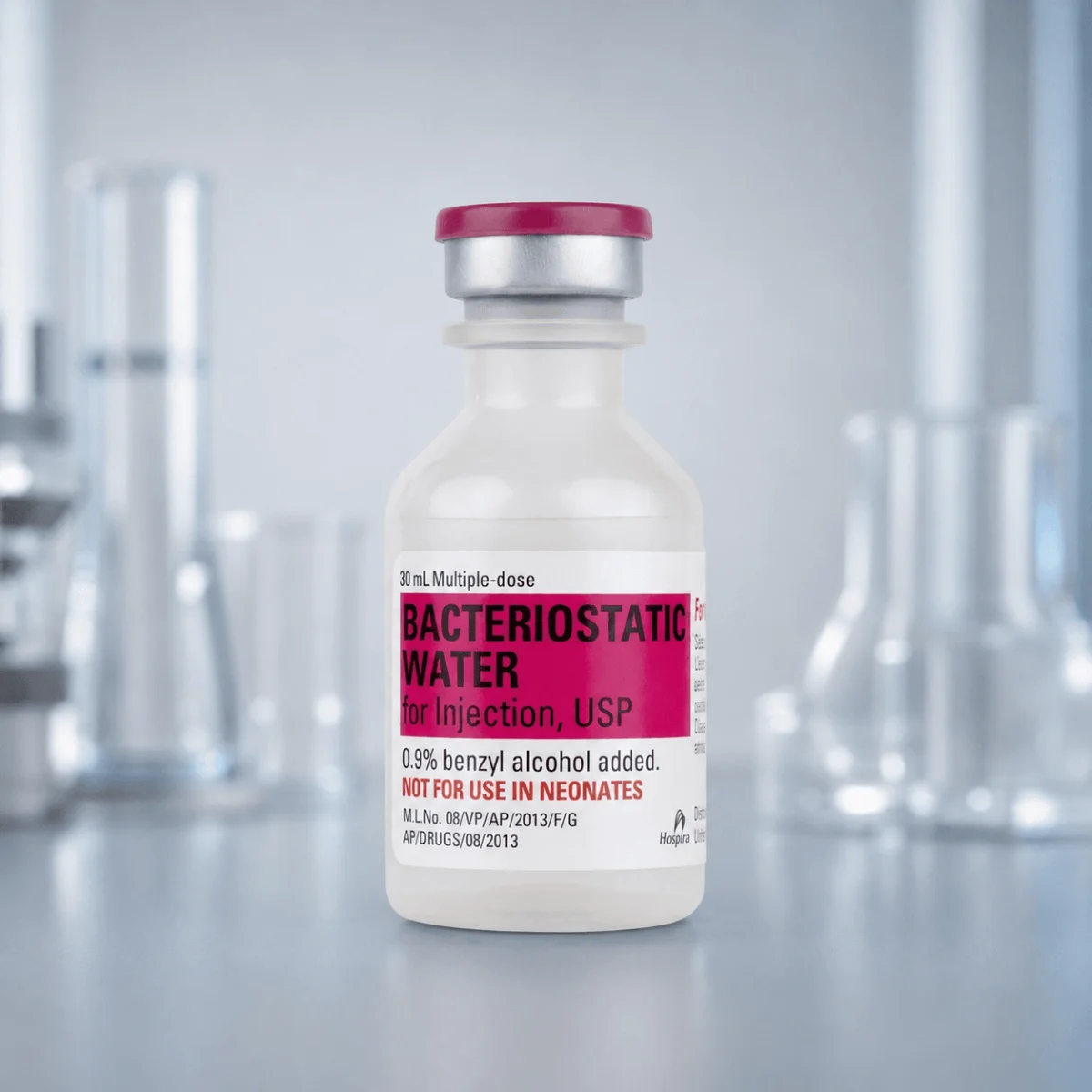 Agua bacteriostática Hospira